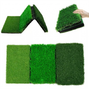 Foldable Tri-Turf Golf Hitting Mat