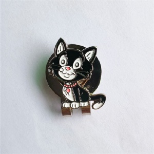 Cat Tiger Dog Ladybird Pattern Golf Ball Marker Hat Clip Set